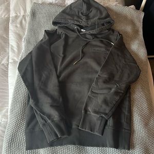 Helmut lang charcoal gray hoodie